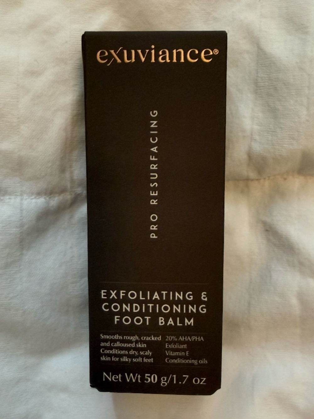 NIB Exuviance Exfoliating & Conditioning Foot Balm 50 g/1.7 oz